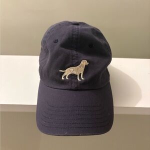 Orvis Navy Blue Yellow Labrador/Golden Retriever Dog Embroidered Cap